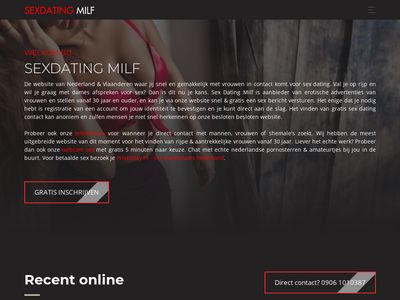 Screenshot van Sexdatingmilf.com