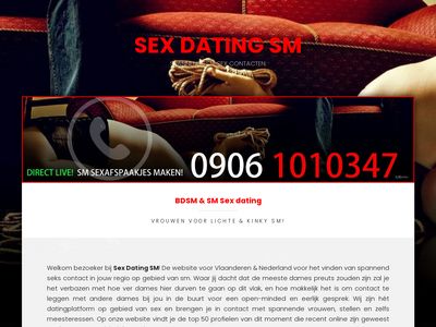 Screenshot van Sexdatingsm.nl