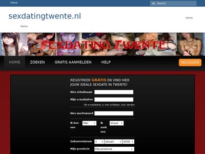 Screenshot van Sexdatingtwente.nl
