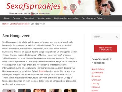 Screenshot van Sexhoogeveen.nl