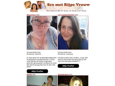 Screenshot van Sexmetrijpevrouw.nl