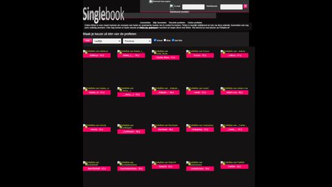 Screenshot van Singlebook.nl