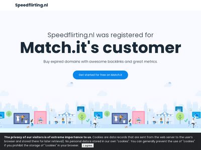 Screenshot van Speedflirting.nl