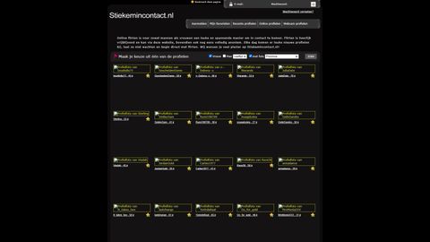 Screenshot van Stiekemincontact.nl