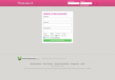 Screenshot van Thuis-sex.nl