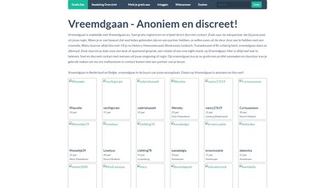 Screenshot van Vreemdgaan.eu