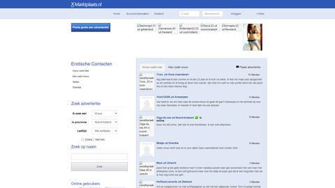 Screenshot van Xmarktplaats.nl